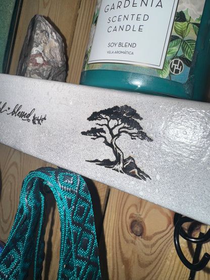 Grateful, Thankful, Blessed Floating Shelf (Stone Look Style Of Paint) 1 of 1